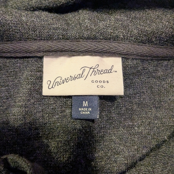 Universal Thread Women's Dark Gray/Black Pullover Hoodie, Size Medium - Picture 6 of 7